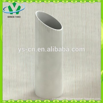 Vaso de porcelana blanca establece floreros para lirio, rosas, tulipán YSv0079-01